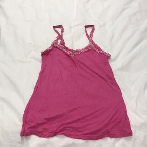 Pink camisole
